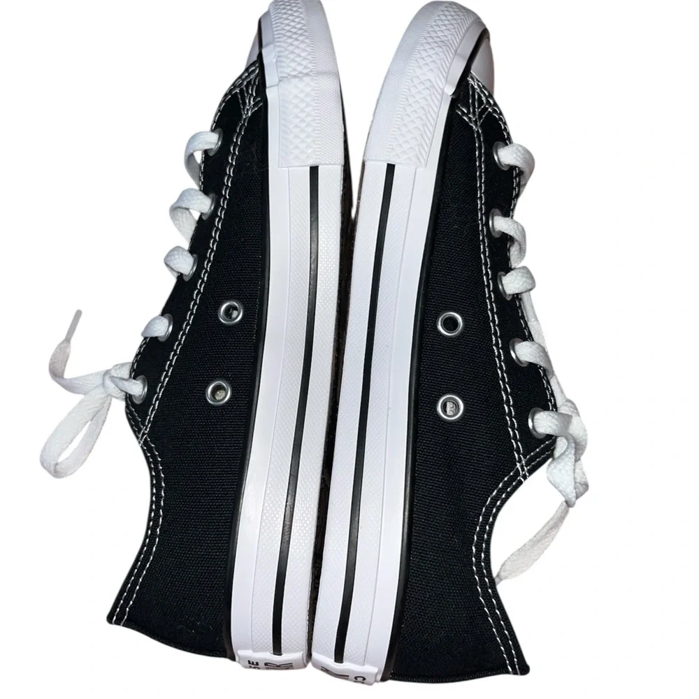 Kids New Black and White Converse